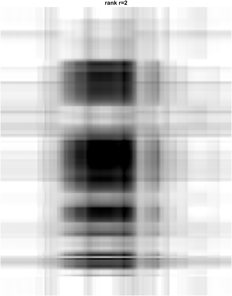 Rank 2 approximation of image.